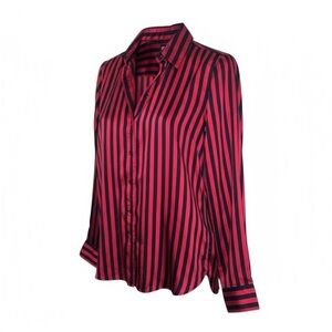 The Kooples Taiana Striped Viscose Blouse